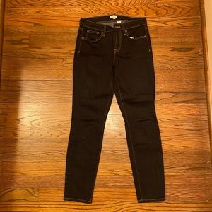 J. Crew dark navy blue jeans